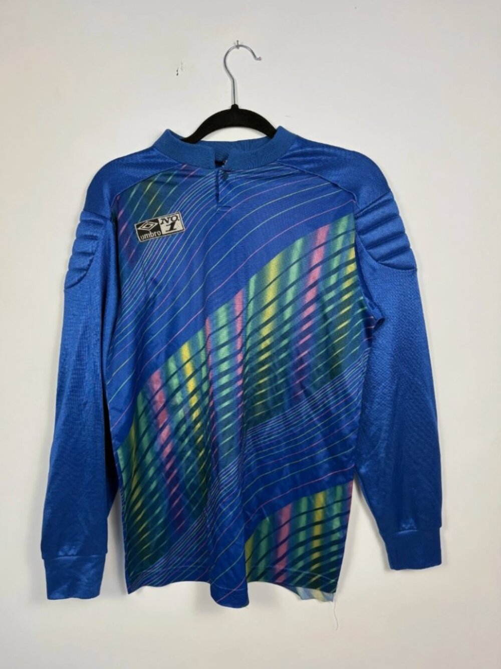 Vintage Soccer Jersey - Umbro Goalkeeper Shirt - Retro 90s Soccer Shirt